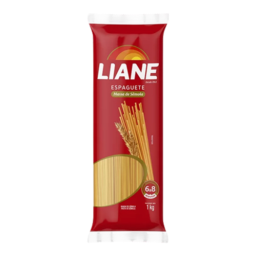 Massa Sêmola Espaguete Liane 1 kg - 39194