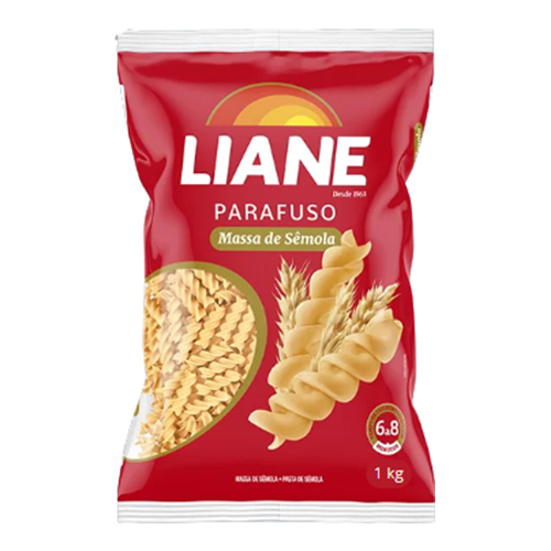 Massa Sêmola Parafuso Liane 1 kg - 39195