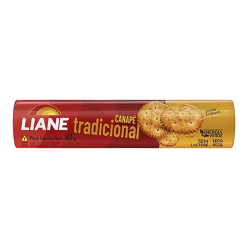 Biscoito Canapé Cracker Liane Tradicional 90 g - 39208