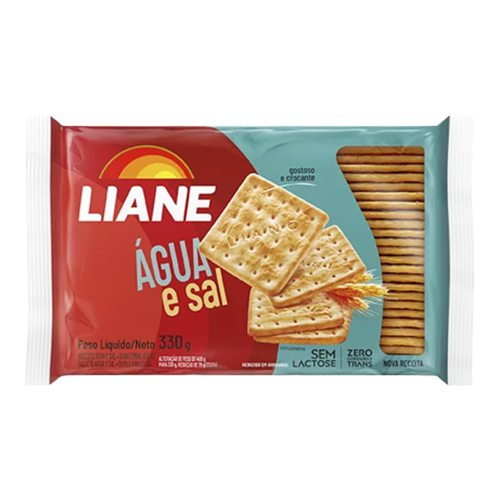 Biscoito Água e Sal Liane 330 g - 39211