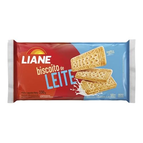 Biscoito Laminado Doce Liane Leite 330 g - 39908