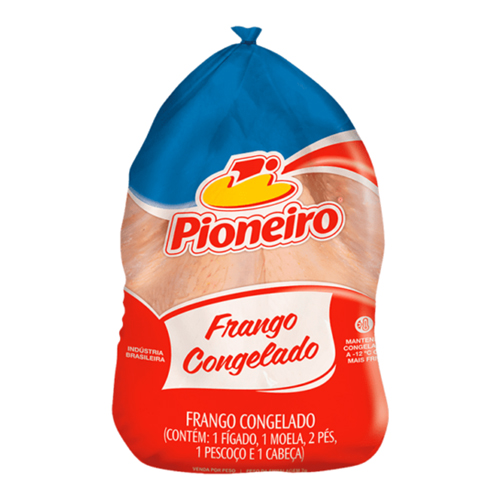 Frango Congelado Pioneiro com Miúdos Aprox. 3 kg - 39261