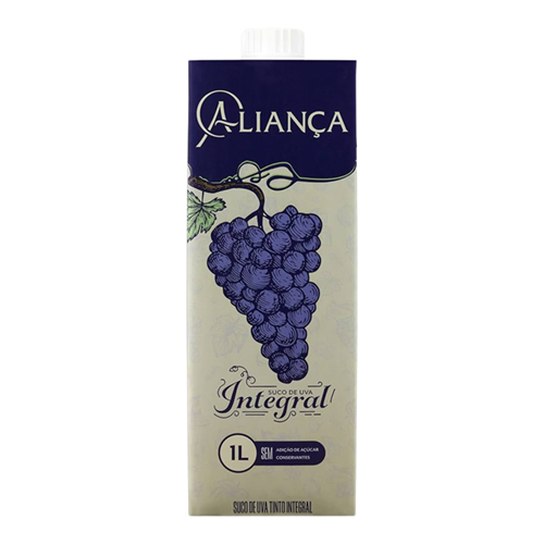 Bebida Suco Aliança Integral TP Uva Tinto 1 L - 40019