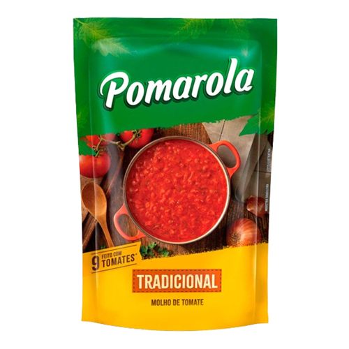 Molho Tomate Pomarola Sachê Tradicional 2 kg - 39360