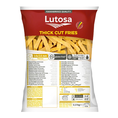 Batata Congelada Lutosa 14 mm Sem Casca 2,5 kg - 39365