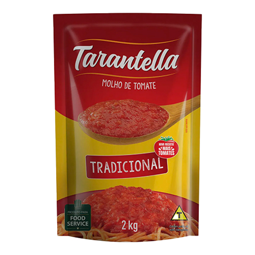 Molho de Tomate Tarantella Sachê Tradicional 2 kg - 40022