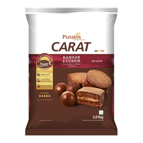 Cobertura Moedas Banhar e Cobrir Puratos Carat 2,01 kg - 39416