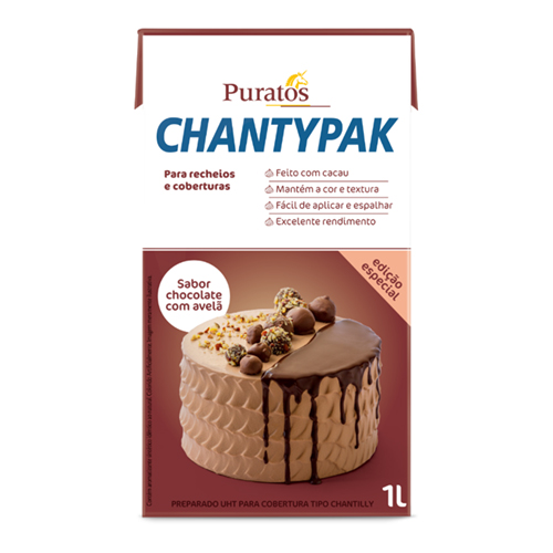 Chantypack Puratos Chocolate e Avelã 1 Lt - 39419