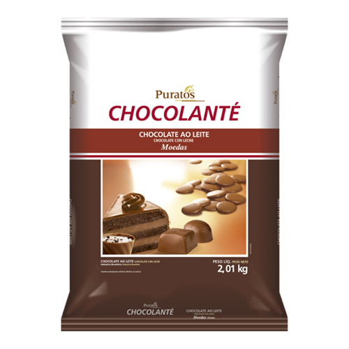 Chocolate Moedas Puratos Ao Leite 2,01 kg - 39425