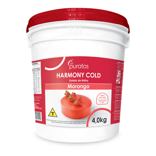 Brilho Harmony Cold Puratos Bd Morango 4 kg - 39457