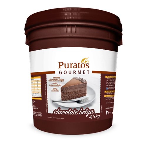 Recheio Gourmet Puratos Bd Chocolate Belga 4 kg - 39465