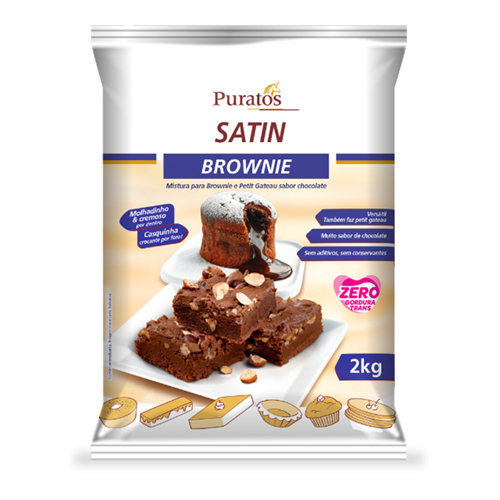 Satin Brownie Puratos Saco 2 kg - 39472