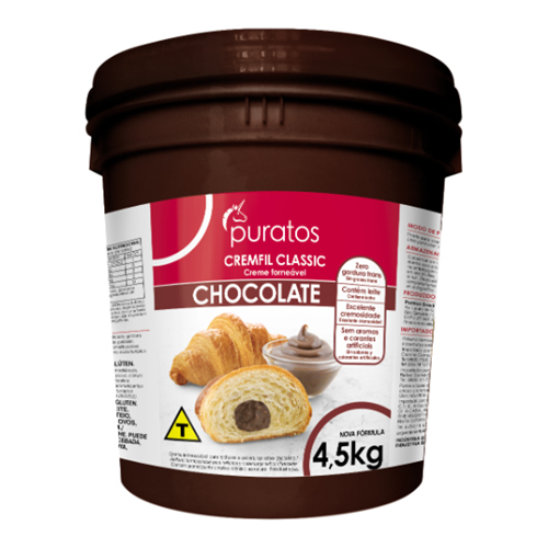 Recheio Cremfil Classic Puratos Bd Chocolate 4,5 kg - 39475