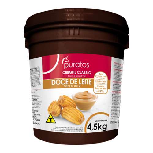 Recheio Cremfil Classic Puratos Bd Doce de Leite 4,5 kg - 39477