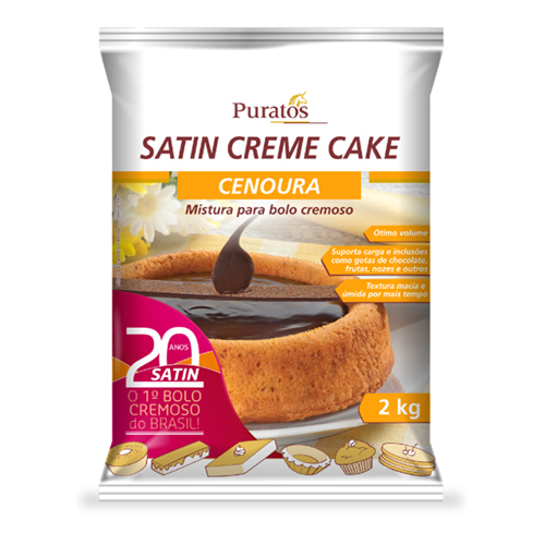 Satin Creme Cake Puratos Saco Cenoura 2 kg - 39483