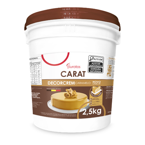 Ganache Carat Decorcrem Puratos Bd Caramelo 2,5 kg - 39502