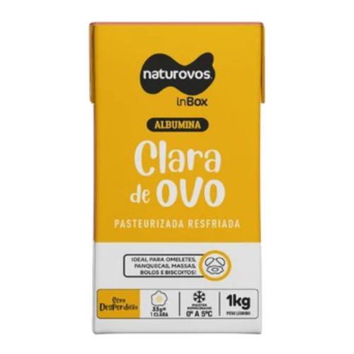 Clara de Ovo Pastorizada Naturovos Inbox 1Kg - 40033