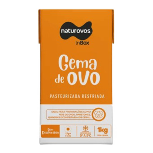 Gema de Ovo Pastorizada Naturovos Inbox 1Kg - 39913