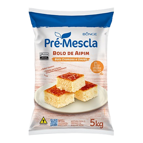 Pré Mistura Bolo Pré Mescla Saco Aipim 5 kg - 39525