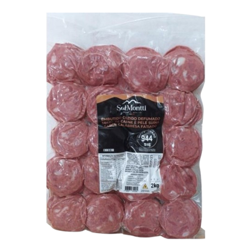 Linguiça Calabresa Fatiada Sulmontti 1 kg - 39536