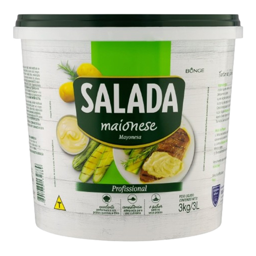 Maionese Salada Balde 3 kg - 39558