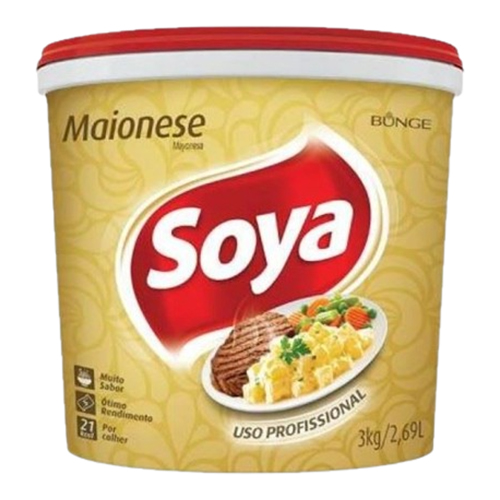 Maionese Soya Balde 3 kg - 39560