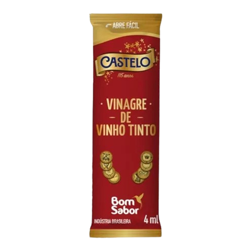 Vinagre Bom Sabor Sachê Tinto 4 ml - 39566