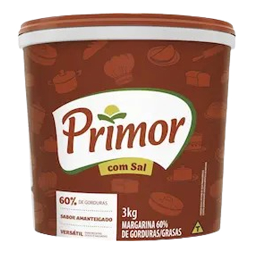 Margarina Primor 60% Balde 3 kg - 39569