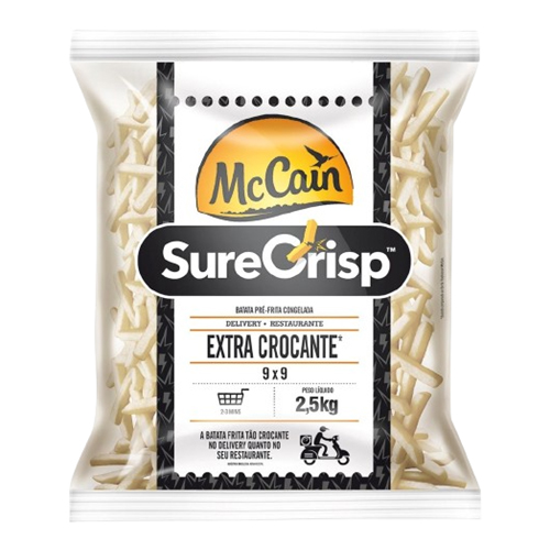 Batata Congelada Surecrisp McCain 9 mm 2,5 kg - 39662