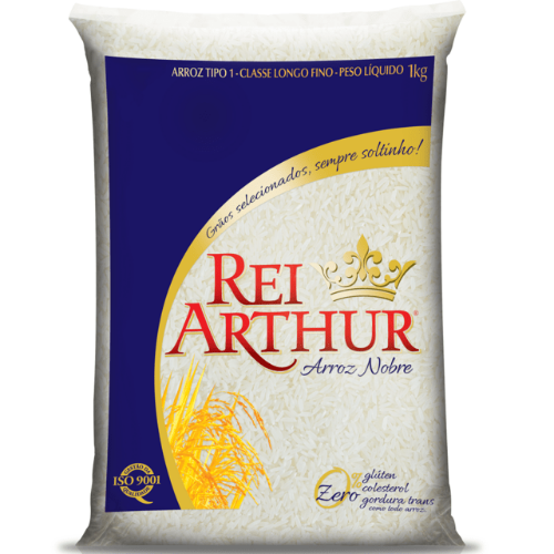 Arroz Rei Arthur T1 Branco 1 kg - 38821